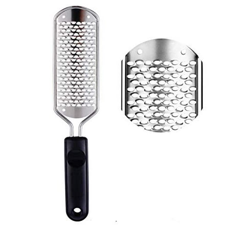 Niuta Colossal Foot Rasp Foot File And Callus Remover?Surgical Grade Stainless Steel File?Can Be Used On Trimming Dead Skin, Callus, Foot Corn, Cracked Heels (1 Black)