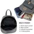thumbnail image 3 of MKP Women Nylon Mini Backpack Handbags Lightweight Anti-theft Travel Waterproof Shoulder Purse, 3 of 6