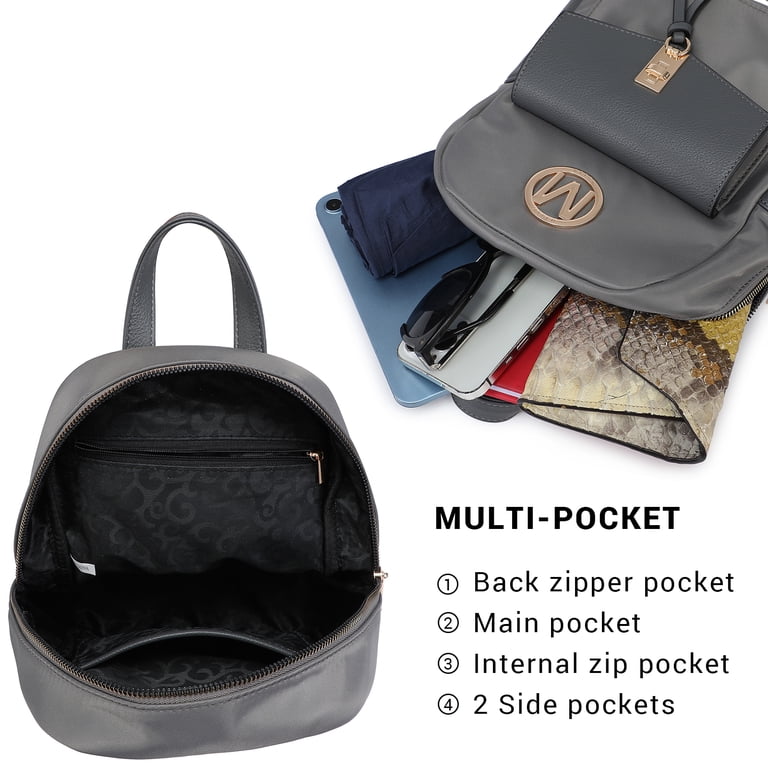 MKP Women Nylon Mini Backpack Handbags Lightweight Anti  display picture 3