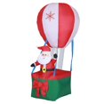 thumbnail image 1 of Luxen Home WHIN693 9 ft. Santa in Hot Air Balloon Inflatable with LED Lights, 1 of 1