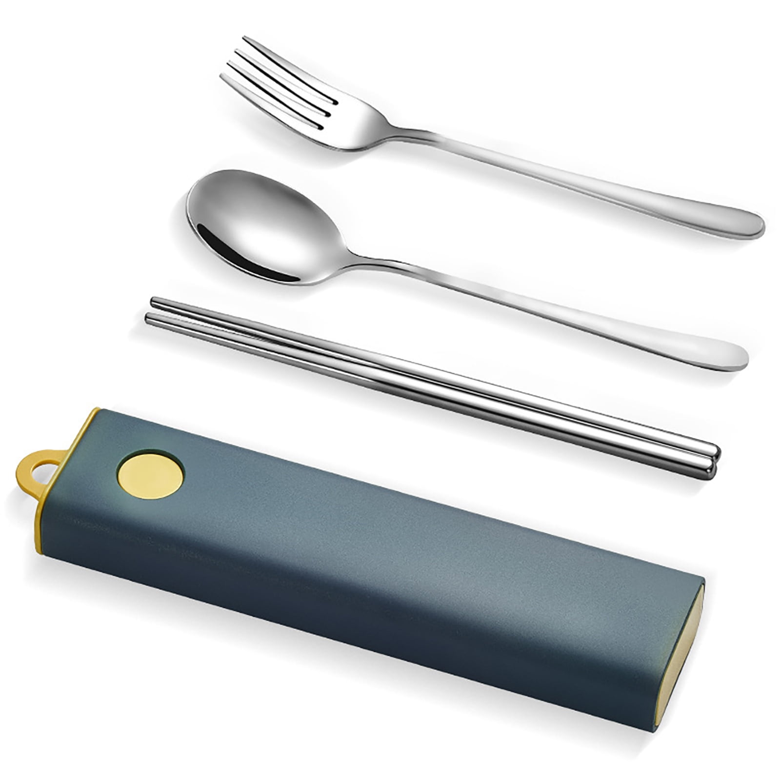 Ensemble De Couverts De Voyage|Boîte De Vaisselle Réutilisable,Trousse