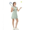 thumbnail image 3 of Tennis Dress for Women Golf Outfits with Shorts and Pockets Sleeveless Active Exercise Athletic Dresses for Women, 3 of 8