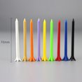 thumbnail image 3 of 100 Pcs PE Plastic Golf Training Tees Assorted Colors Professional Durable Plastic Golf Tees Bulk (Random Colors) 83mm, 3 of 6