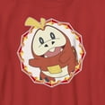 thumbnail image 2 of Boy's Pokemon Fuecoco Circle  Graphic Tee Red Large, 2 of 4
