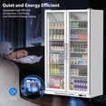 thumbnail image 6 of 2025 New 27.1 Cu.Ft Merchandiser Refrigerator, Display Refrigerator, Beverage Cooler, LED Lighting,10 Adjustable Shelves, Drink Fridge for Home Restaurant Grocery Stores, 6 of 7