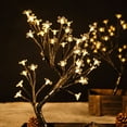 thumbnail image 4 of BalsaCircle 2 Pieces 18" Cherry Blossom Trees Warm White LED Lights Centerpieces Decorations, 4 of 6