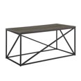 thumbnail image 3 of 40" Modern Geometric Coffee Table - Dark Concrete, 3 of 5