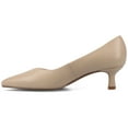 thumbnail image 2 of Journee Womens Pammie Slip On Pointed Toe Kitten Heel Pumps, Widths Available, 2 of 8