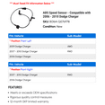 thumbnail image 2 of ABS Speed Sensor - Compatible with 2006 - 2010 Dodge Charger 2007 2008 2009, 2 of 2