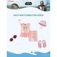 thumbnail image 3 of Conjunto de camiseta y leggings de verano Disney Grogu para niñas, 2 piezas, 3 of 8