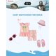thumbnail image 3 of Conjunto de camiseta y leggings de verano Disney Grogu para niñas, 2 piezas, 3 of 8