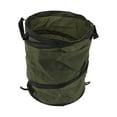thumbnail image 2 of Camping Trash Can, Green Collapsible Trash Can Bottom Handle Compact Portable  For Road Trip, 2 of 8