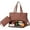 brown, variant on Travel Storage Bag Laptop Bag with Insulated Lunch Compartment for Business Work