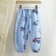 thumbnail image 2 of Odeerbi 1-6 Años Niños Niñas Pantalones de Chándal Camión Excavadora Lindo Ejercicio Atlético Deportes Jogger Pantalones Recortados Transpirable Suelta Casual Joggers, 2 of 3