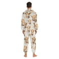 thumbnail image 7 of joogoo Highland Cattle Flower-w5 Unisex Adults Onesies Pajamas Jumpsuits L, 7 of 7