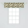 thumbnail image 2 of Ambesonne Sunflower Window Valance, Simple Hand Drawn, 54" X 12", Grey Earth Yellow, 2 of 3