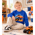thumbnail image 3 of Aideaone Toddler Boys Sweatshirt Kids Long Sleeve Tops Crewneck Pullover, 3 of 6