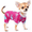 Rose, variant on Dog Thanksgiving Pajamas for Small Dogs, Festive Turkey and Pumpkin Print Pet Onesie, Soft Comfortable Loungewear Apparel, Stretchy Holiday Costume for Dogs,Beige Turkey XS