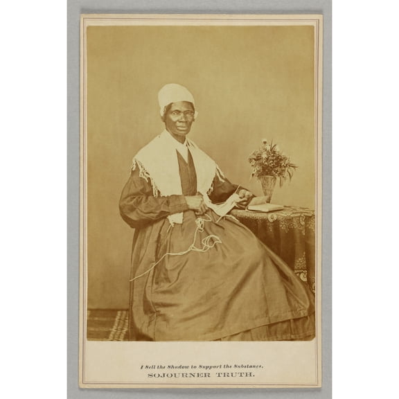 24x36 gallery poster, Sojourner Truth, I Sell the Shadow to Support the Substance