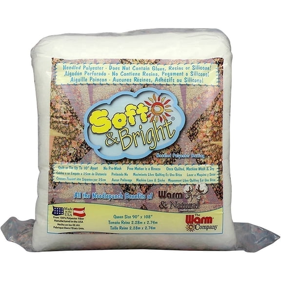 Soft & Bright Batting 4oz Queen Size 90x108