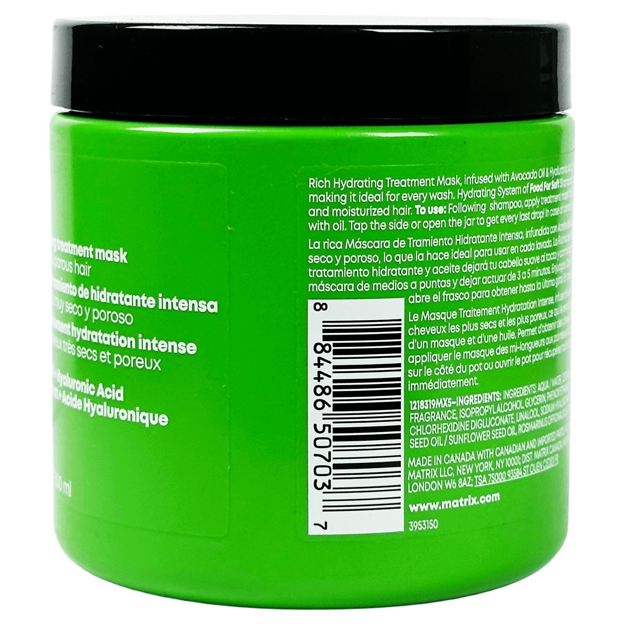 Matrix FOOD FOR SOFT Rich Hydrating Treatment Mask 16.9 oz / 500 ml