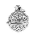 thumbnail image 1 of Xingzhi Essential Oil Diffuser Perfume Copper Hollow Locket Pendant Charms Silver, 1 of 8