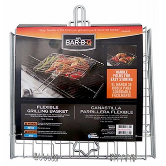Mr. BarBQ Products LLC. 246405 11 x 10 in. Flexible Grilling Basket