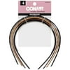 Conair Styling Essentials Plastic Thin Headbands, 4 Pack