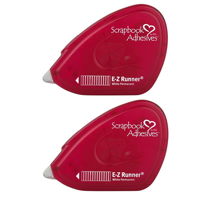 Scrapbook Adhesives by 3L® E-Z Runner® Permanent Tape Dispenser with 2  Refills
