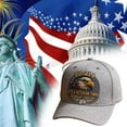 thumbnail image 4 of WKSCLPAI Veterans' Pride Hat, DD-214 Military Adjustable Baseball Cap, Eagle Printed Commemorative Veterans Day Baseball Cap(Gray), 4 of 6