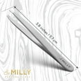 thumbnail image 6 of By MILLY Professional Slanted Tweezers for Women & Men - High Carbon Stainless Steel Sharp Tweezers - Tweezers for Women Facial Hair Plucking, Hand-Filed & Aligned Precision Slant Tips - Silver, 6 of 8