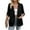 #0517-Black, variant on Womens Linen Blazer Casual Long Sleeve Lightweight One Button Jackets Spring Summer Suit
