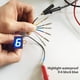 thumbnail image 5 of Riwesomey Indicador de marcha para motocicleta, bicicleta eléctrica, coche, camión, 0-6 velocidades, indicador de velocidad, Sensor de palanca de Accesorios para motos Azul Riwesomey VI017552-01B, 5 of 6