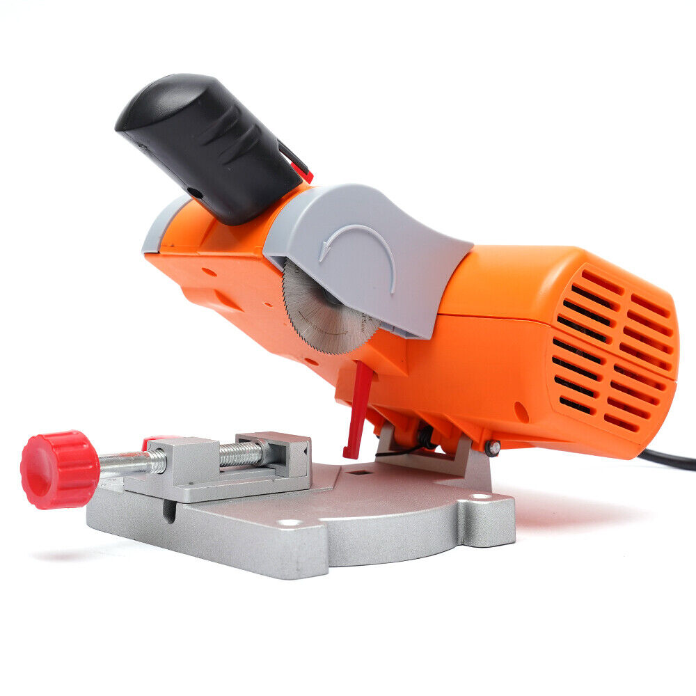 Mini Benchtop Cut-off Chop Saw wood metal Angle Moulding cutter 110V Miter Saw for cut wood, plastic, stone