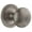 Antique Pewter, variant on Grandeur Cirfav_Prv_234 Circulaire Solid Brass Rose Privacy Door Knob Set - Brass