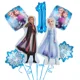 thumbnail image 3 of Decoraciones para fiesta de cumpleaños de Frozen de Disney, juego de globos temáticos de princesa Anna Elsa, vajilla desechable, pancarta, caja de dulces Frozen, 3 of 5