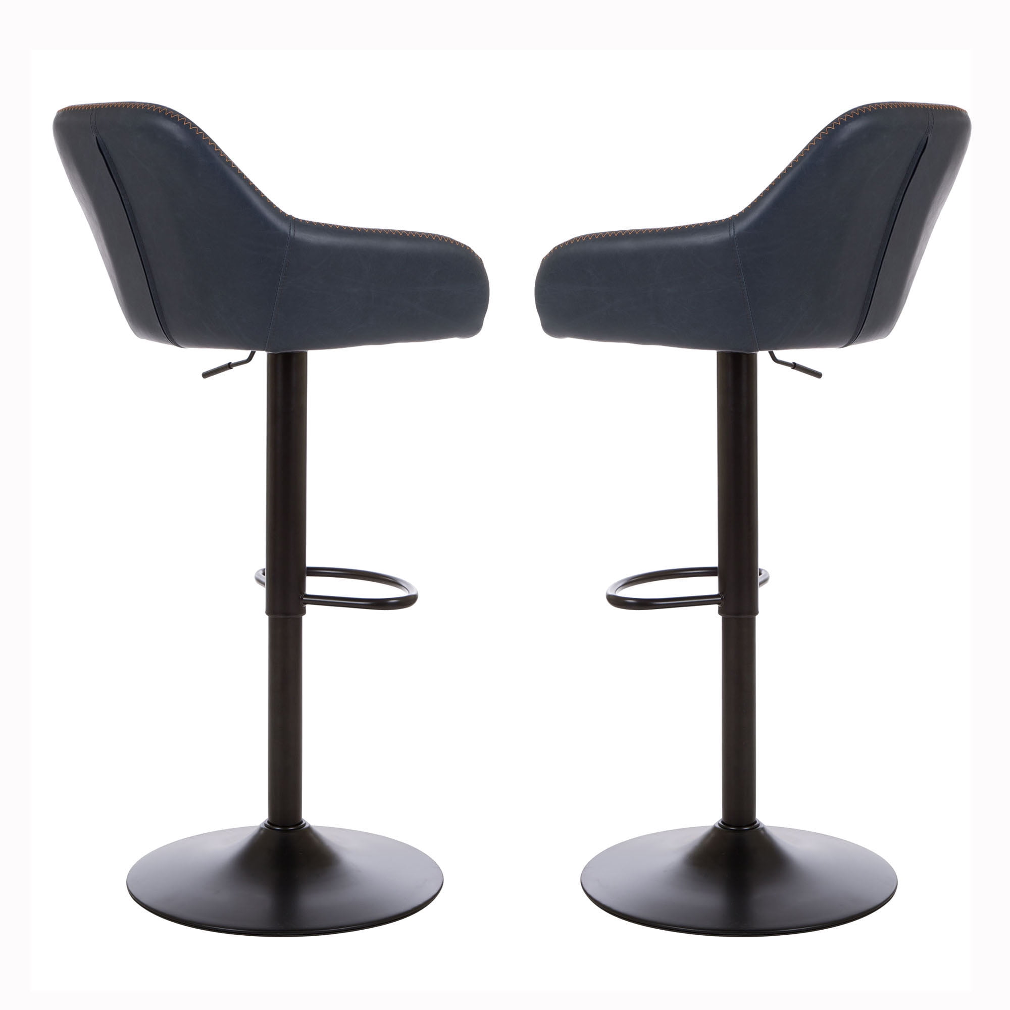 navy swivel counter stools