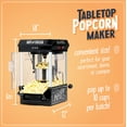 thumbnail image 2 of Nostalgia Vintage Popcorn Popper, Tabletop Popcorn Maker with 2.5 oz Stainless Steel Kettle, Black, 2 of 10
