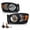 Clear lens Black Housing Amber Reflector, variant on CROSSDESIGN Headlights Headlamps Fit for Dodge Ram 1500 2500 3500 2006-2009