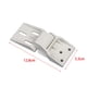 thumbnail image 2 of Bisagra de congelador horizontal universal | Bisagra contrapesada plegable para congeladores pequeños | Bisagra de puerta para muebles blancos de plástico | 128 mm de longitud | Ángulo de 95°-110°, 2 of 3