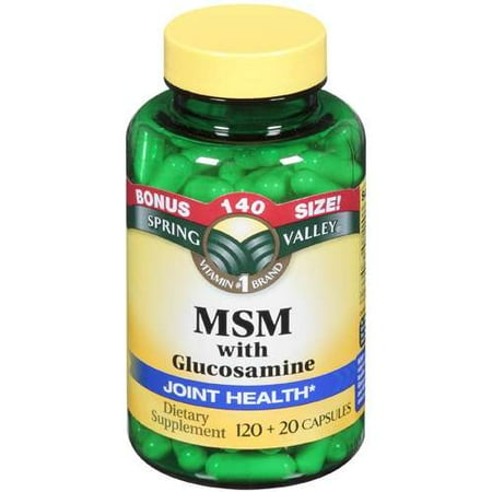 Spring Valley Joint Health Msm With Glucosamine 140 ct