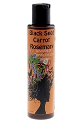 Black Seed Rosemary and Carrot Nourishing Hair Oil 4oz