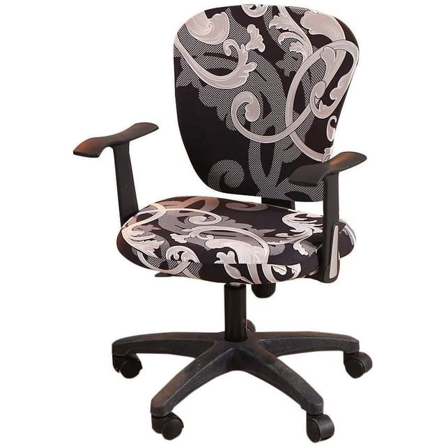HSHDLDF Stretch Chair Covers Spandex Office Computer Chair Cover Removable Washable Rotate Swivel Chair Protective Covers