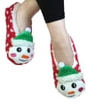thumbnail image 4 of Christmas Slippers House Shoes for Women Fluffy Soft Cozy Bedroom Cartoon Plush Cute Slippers for Indoor Outdoor Use, 4 of 8