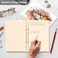 thumbnail image 5 of Wirebound Notebook Hardcover Spiral Notebooks Cute Cat with Autumn Leaves, 60 Pages, 80 GSM, 5.7 x 8.3in, 5 of 7