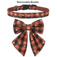 thumbnail image 4 of Mumup Christmas Dog Collar, Adjustable Classic Red Plaid Xmas Collars with Removable Bowtie Christmas Dog Collars for Medium Dogs Pets, 4 of 5