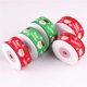 thumbnail image 5 of Cinta de grogrén con estampado navideño "Merry Christmas" de 20 yardas para envolver regalos y decoraciones navideñas, 10 yardas/carrete x 2 carretes (rojo + verde) Xemadio FLD-3336, 5 of 8