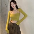 thumbnail image 4 of 2pcs Set Women‘s Camisole & Cardigan Set Sleeveless Crop Top Slim Fit Solid Color Tank Tops, 4 of 6