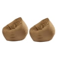 thumbnail image 1 of 2pcs Cover Funda de sillón Cojín de asiento café, 1 of 8