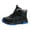Blue, variant on WhouRiu Big Boys' Winter Sneakers Insulated Lined Resistant Ankle Boots Thermal Warm Sports Outdoor Sneakers Blue Little Child13.5